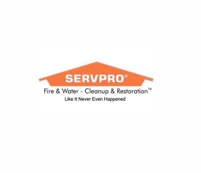 Says 'SERVPRO' and SERVPRO's slogan.