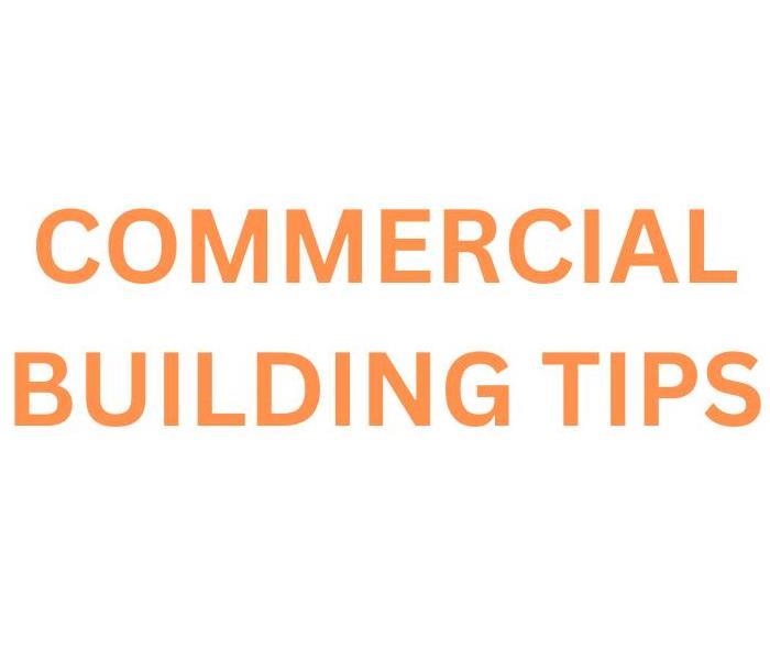 Says 'Commercial Building Tips' in orange.